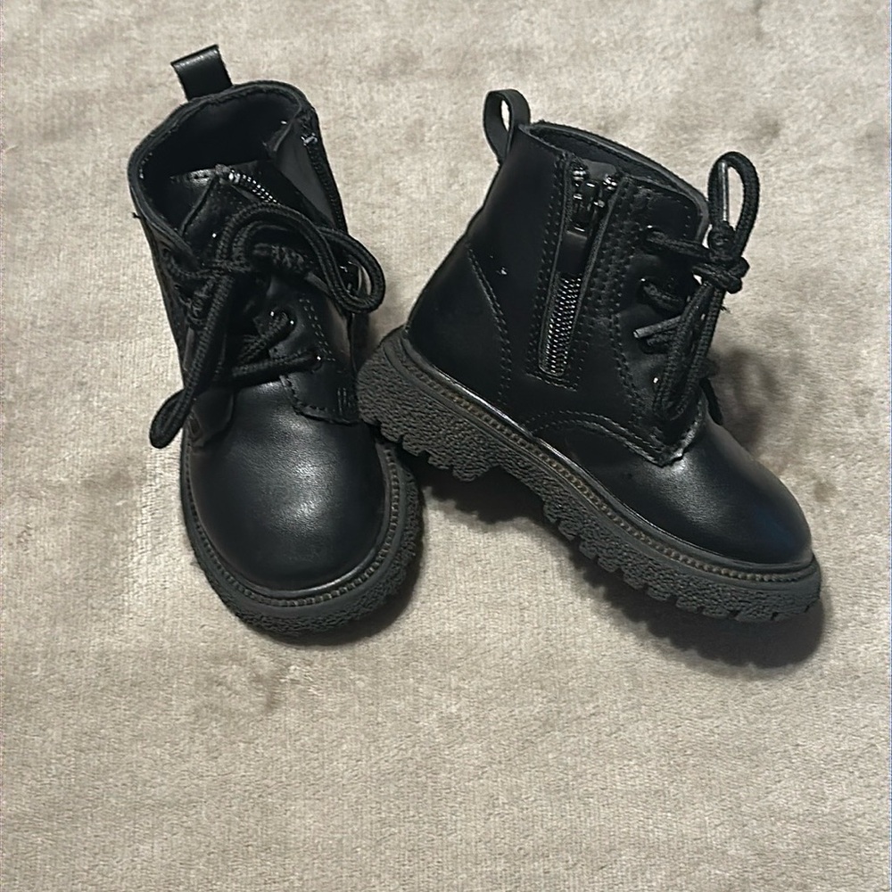 Black Kids Boots SHEIN 21